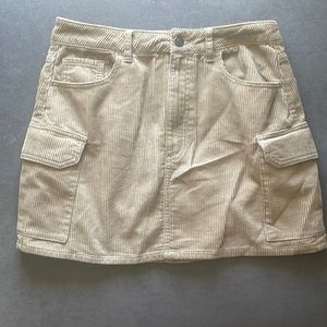 Forever 21 Tan Corduroy Skirt